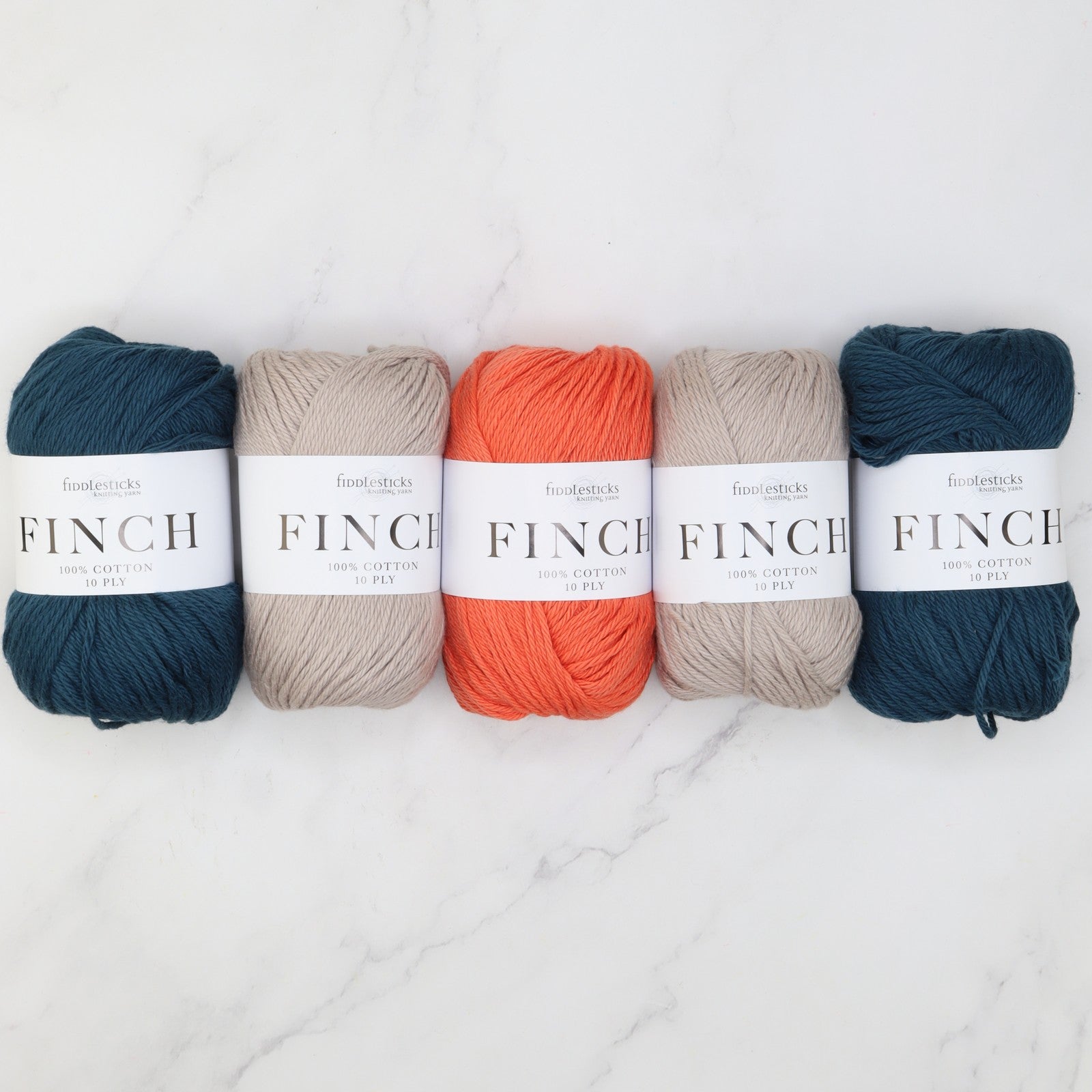 Triss Baby Blanket kit, colourway Tangelo