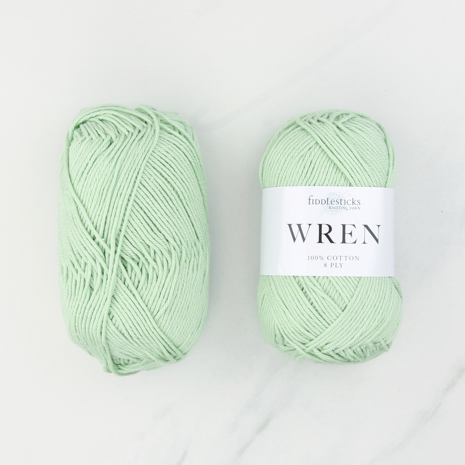 Fiddlesticks Wren in colourway W 032 Nil – 8ply weight cotton yarn