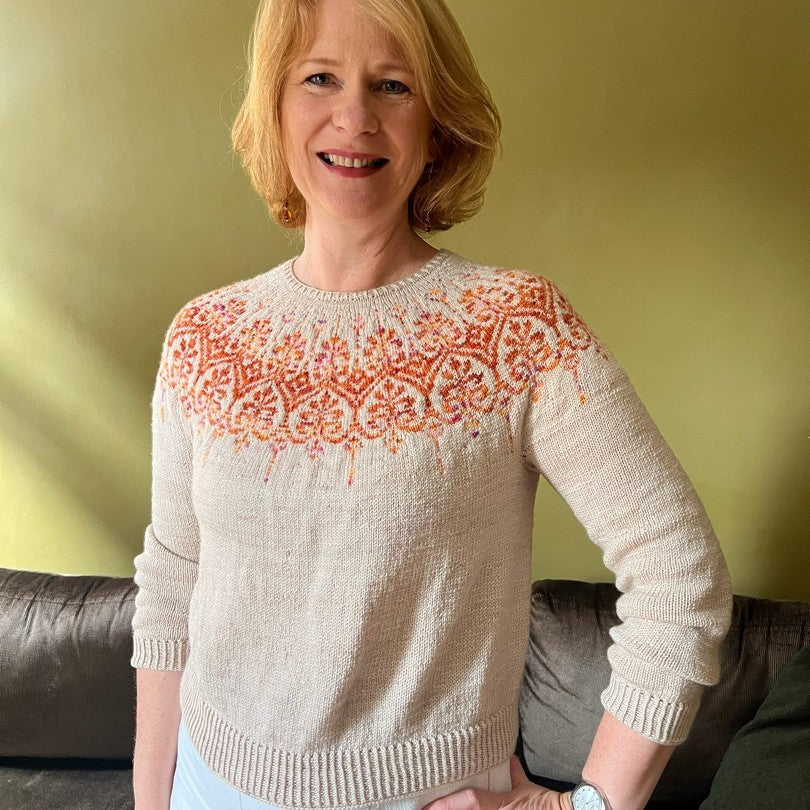 Art Nouveau Sweater knitting kit
