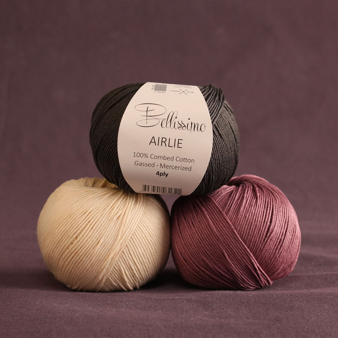 Bellissimo Airlie – 4ply weight cotton yarn – view 3