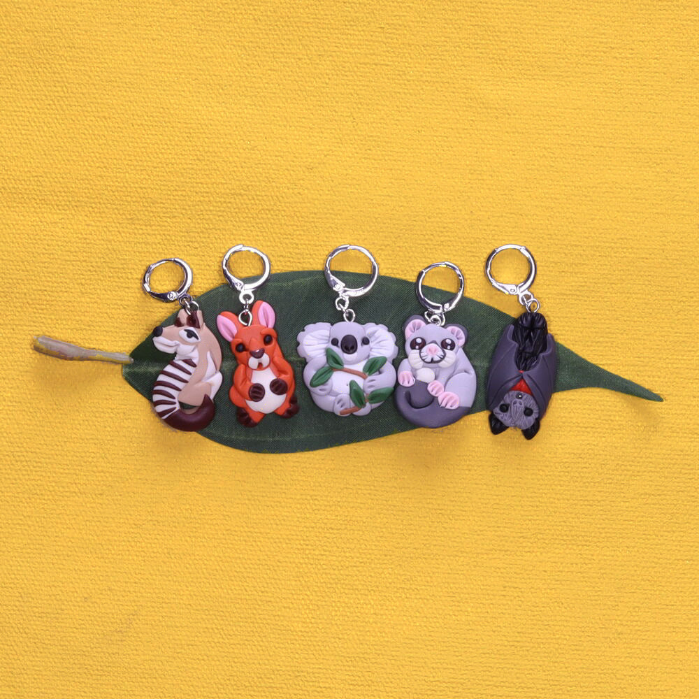 Jo Joz Art Studio Australian Animals Stitch Markers