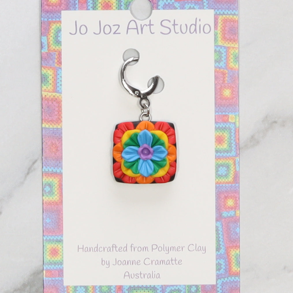 Jo Joz Art Studio Granny Square Bright Stitch Markers – view 4