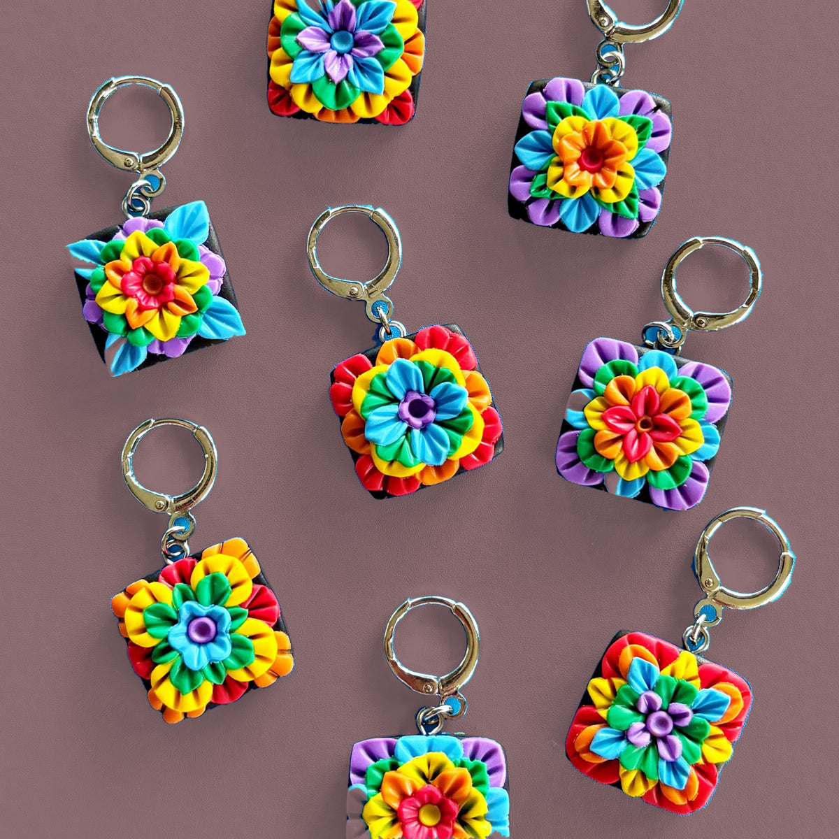 Jo Joz Art Studio Granny Square Bright Stitch Markers