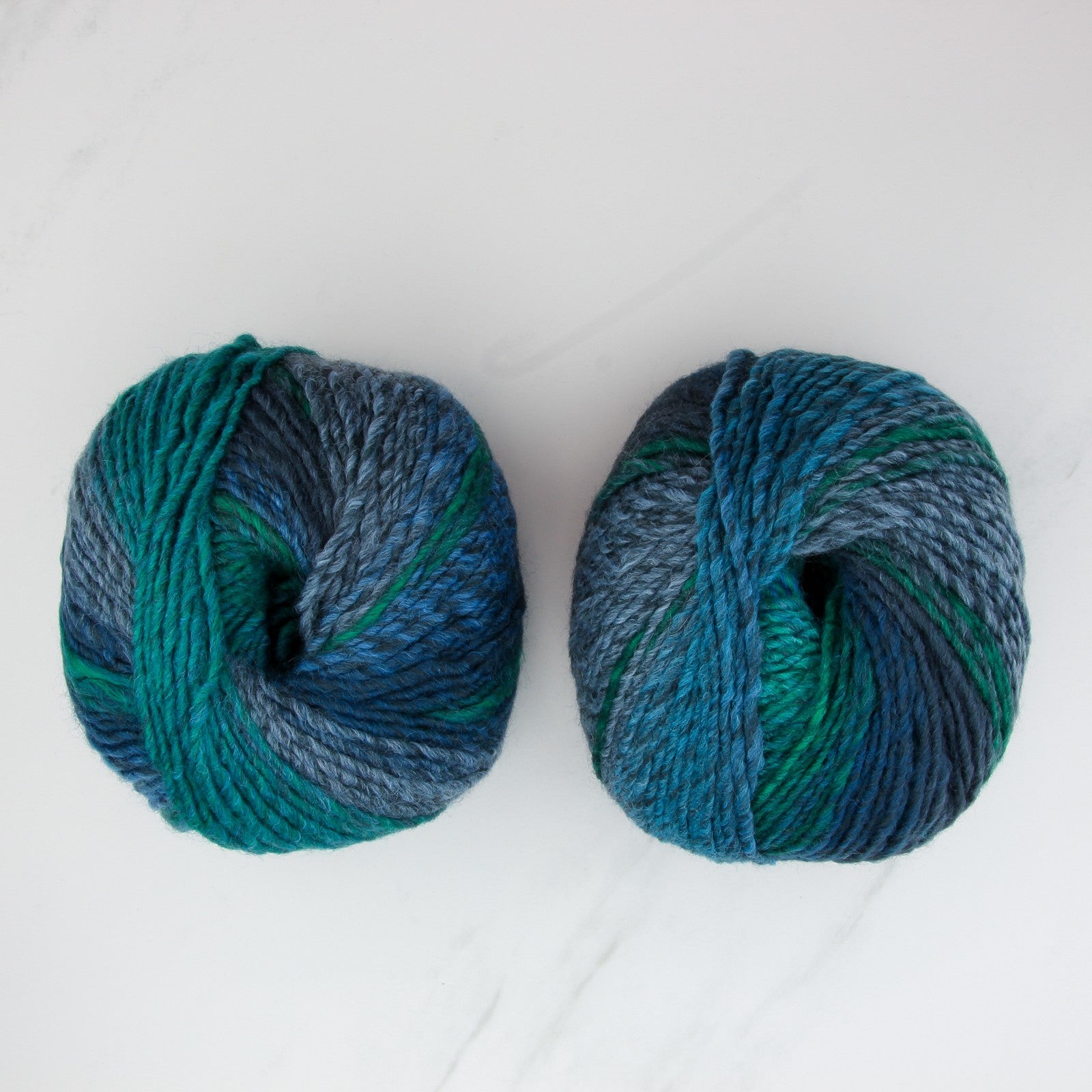 Katia Azteca in colourway Greens & Blues – 10ply weight wool, acrylic yarn