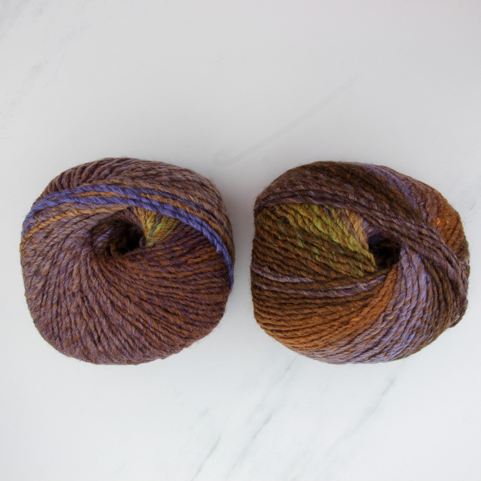 Katia Azteca in colourway Browns & Purple – 10ply weight wool, acrylic yarn