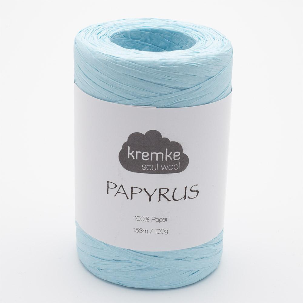 Kremke Soul Wool Papyrus in colourway Mint – 8ply weight paper yarn