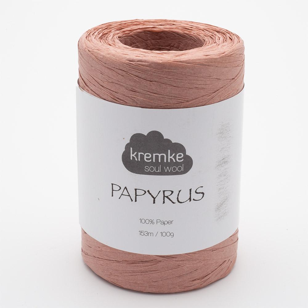 Kremke Soul Wool Papyrus in colourway Copper – 8ply weight paper yarn