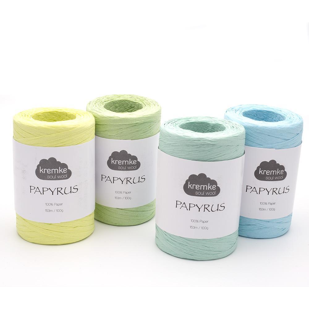 Kremke Soul Wool Papyrus – 8ply weight paper yarn – view 4