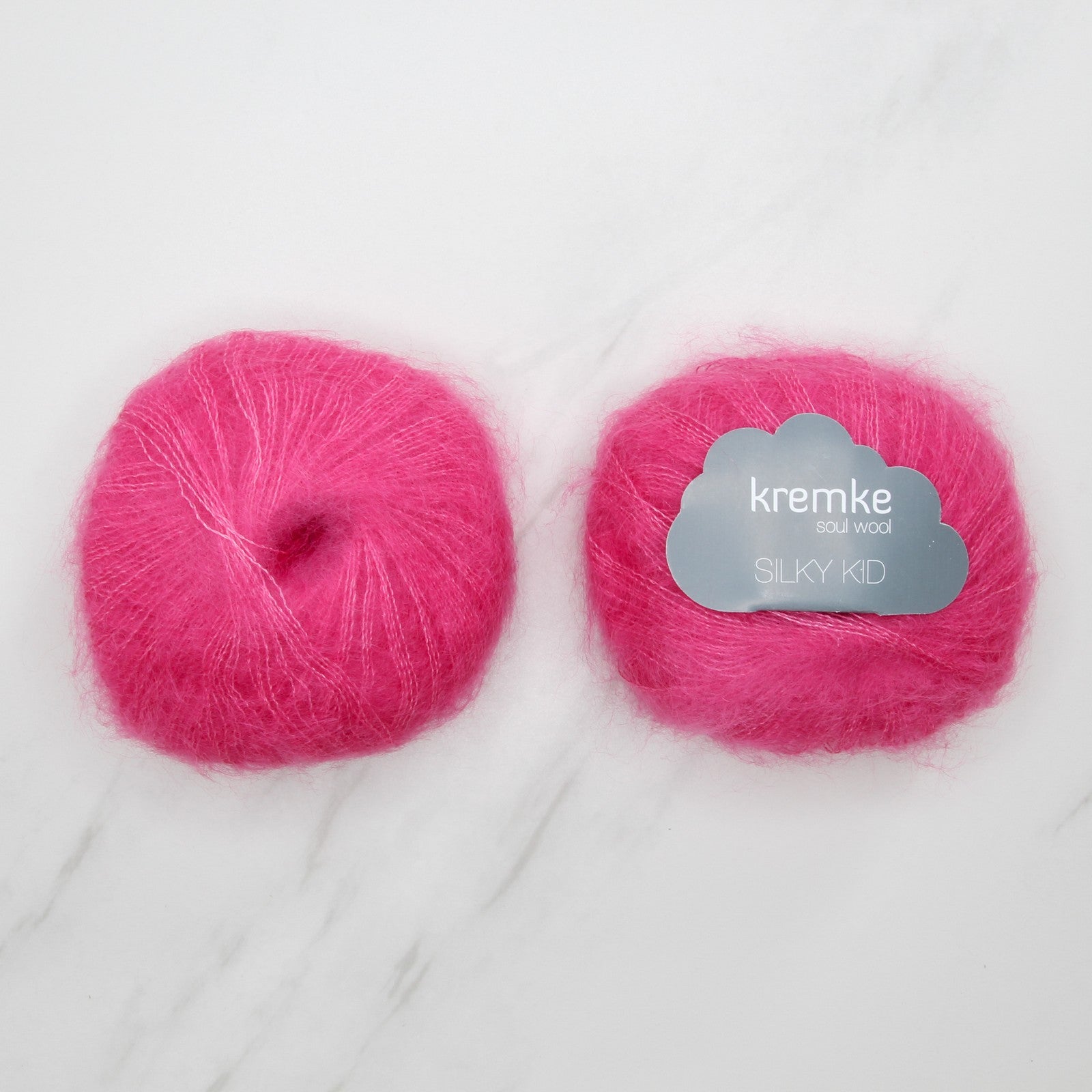 Kremke Soul Wool Silky Kid in colourway 10-106 Pink – 2ply weight mohair, silk yarn