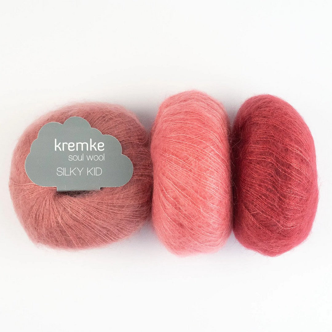 Kremke Soul Wool Silky Kid – 2ply weight mohair, silk yarn – view 4