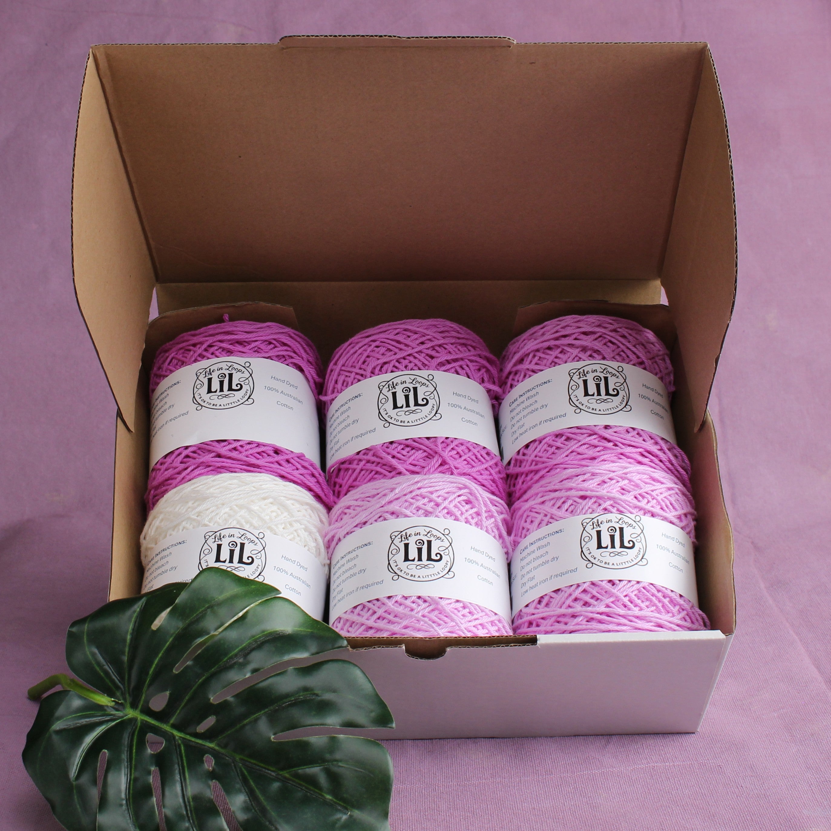 Life in Loops Gradient Yarn Box 8ply – 8ply weight cotton yarn