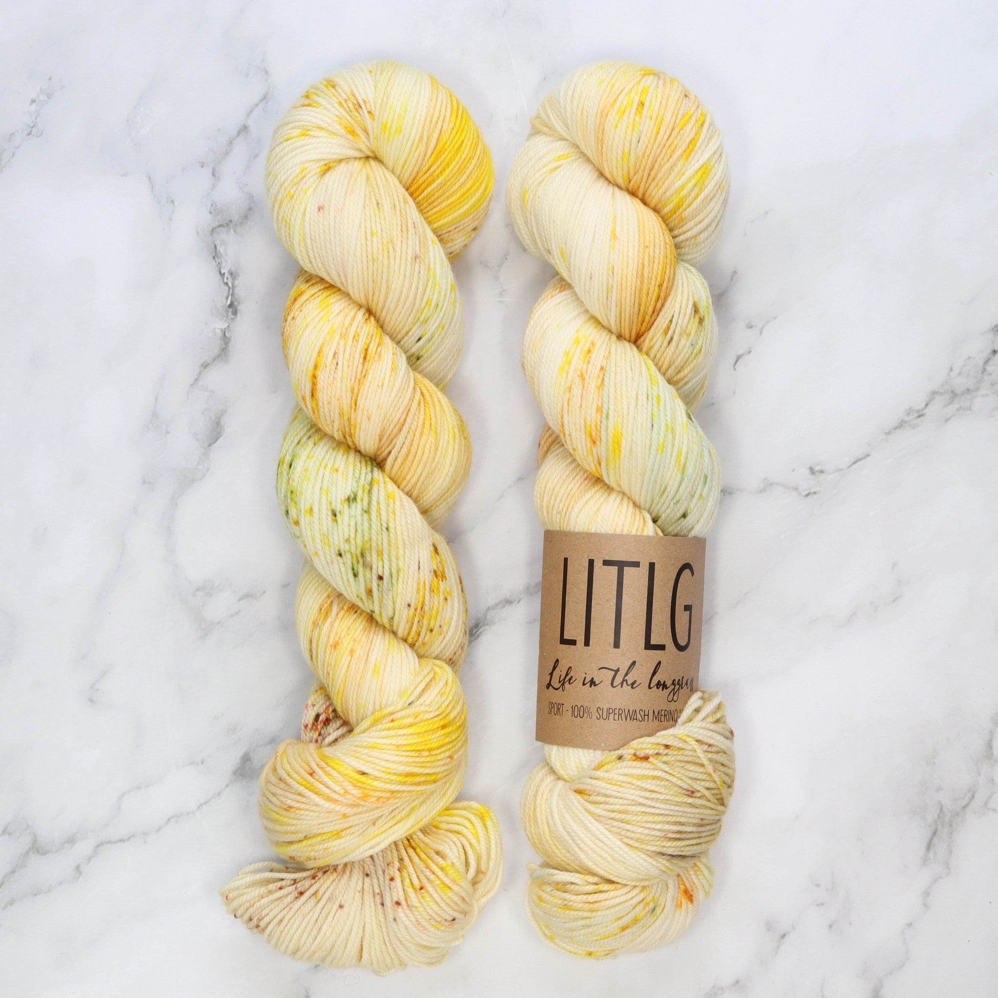 Life in the Long Grass Sport Merino in colourway Chrysalis – 5ply weight merino yarn