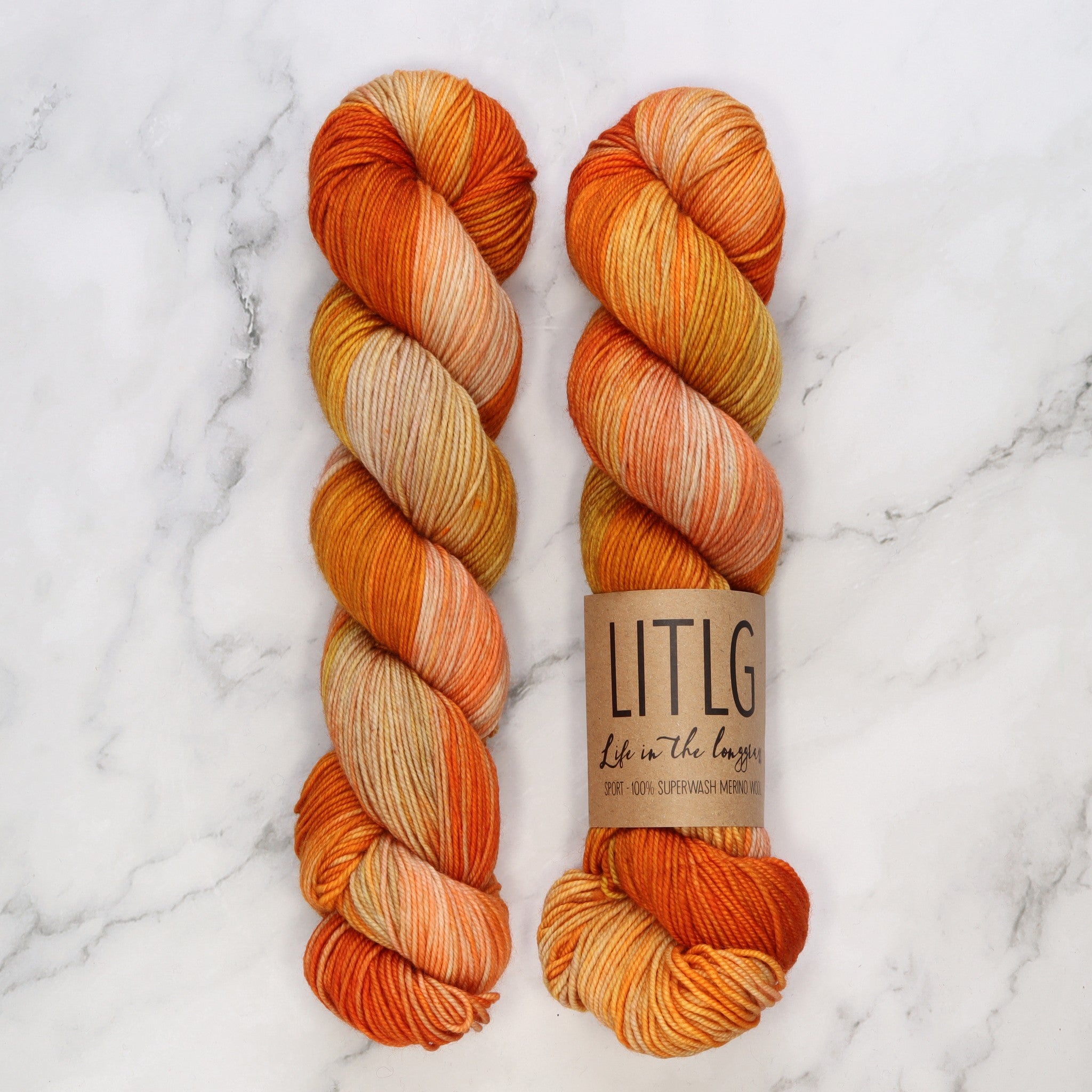 Life in the Long Grass Sport Merino in colourway Dragon – 5ply weight merino yarn