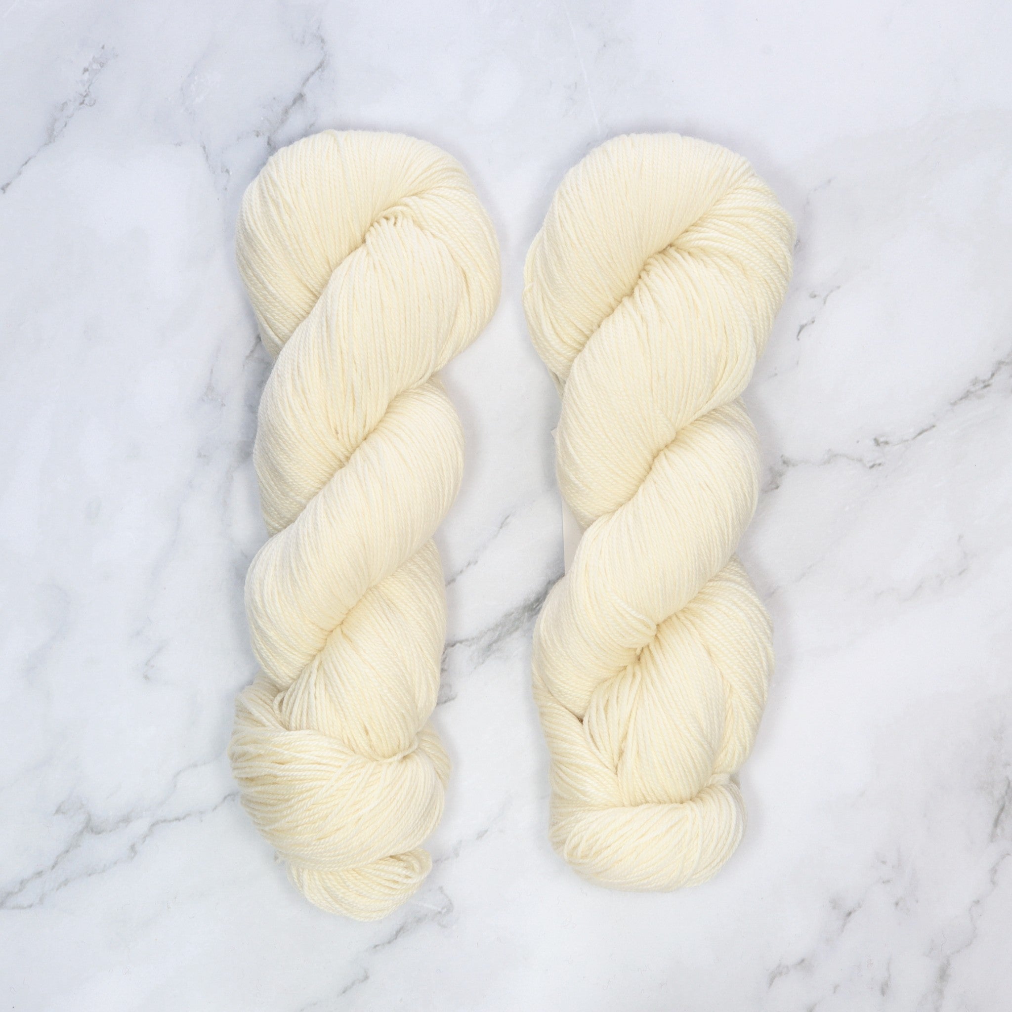 Malabrigo Sock in colourway Natural – 4ply weight merino yarn