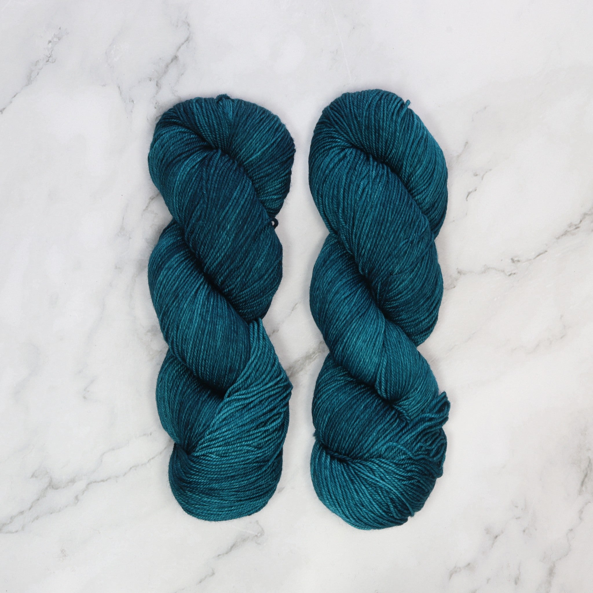 Malabrigo Sock in colourway Teal Feather – 4ply weight merino yarn