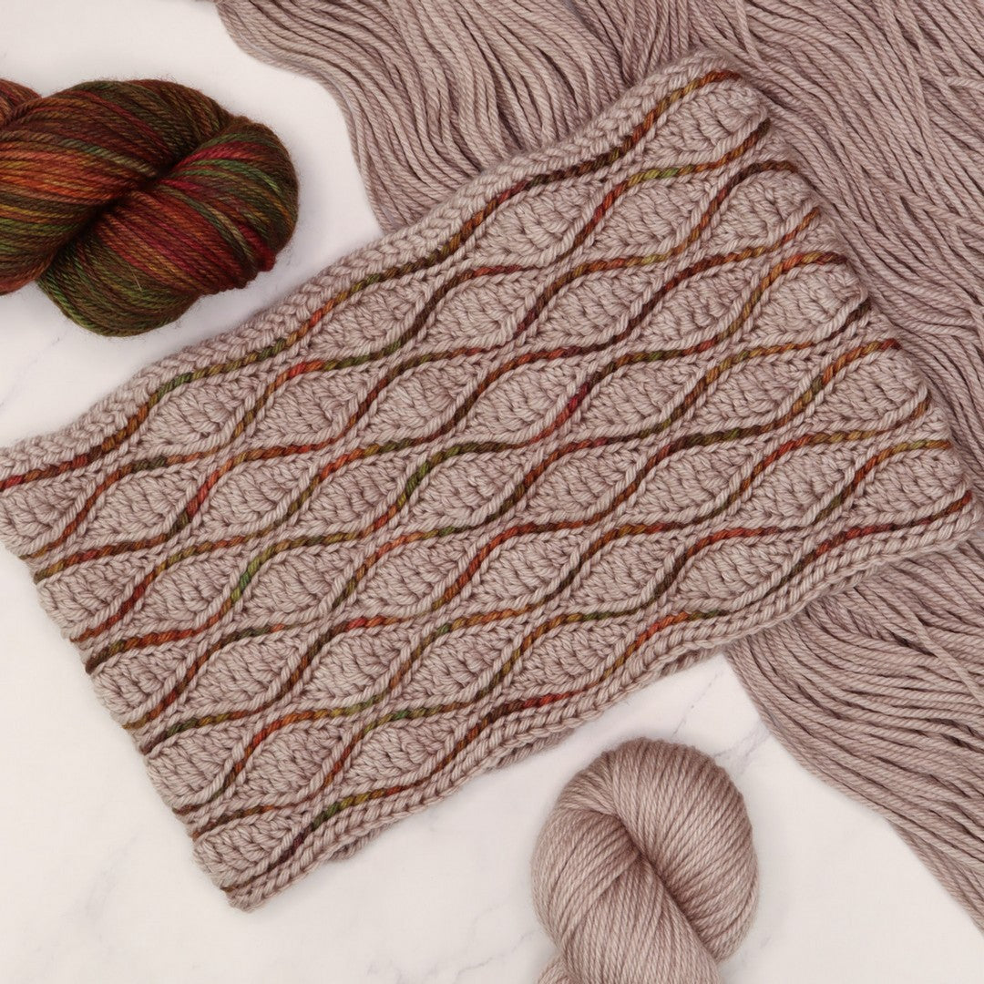 Ondine Cowl crochet kit