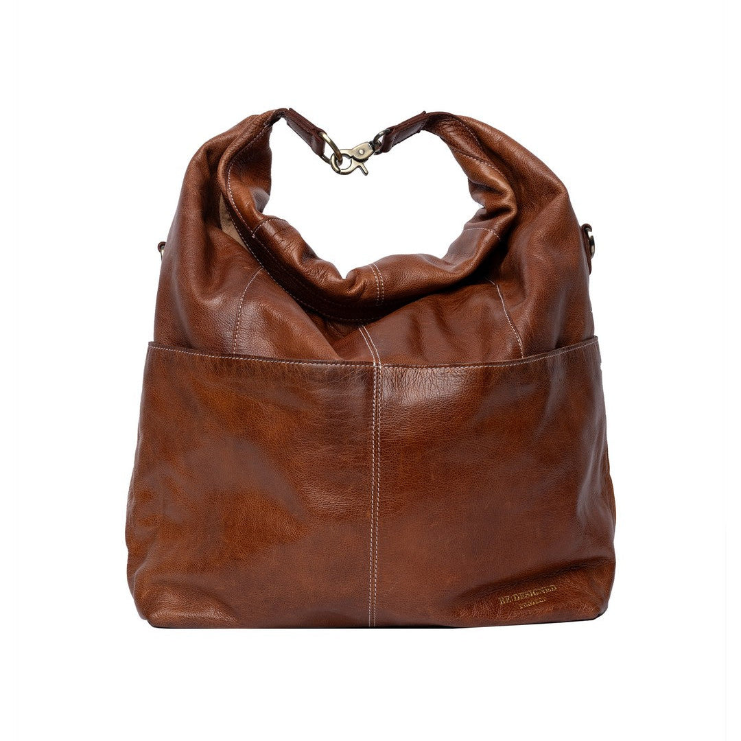 Re:Designed Project 100 Small Foldover Crossbody Bag – Walnut