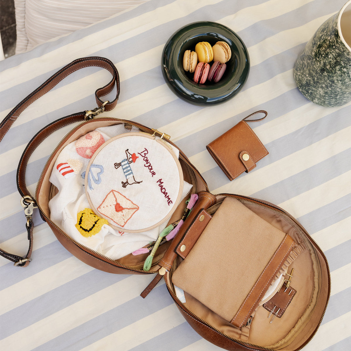Re:Designed Project 157 Round Embroidery Crossbody – view 4