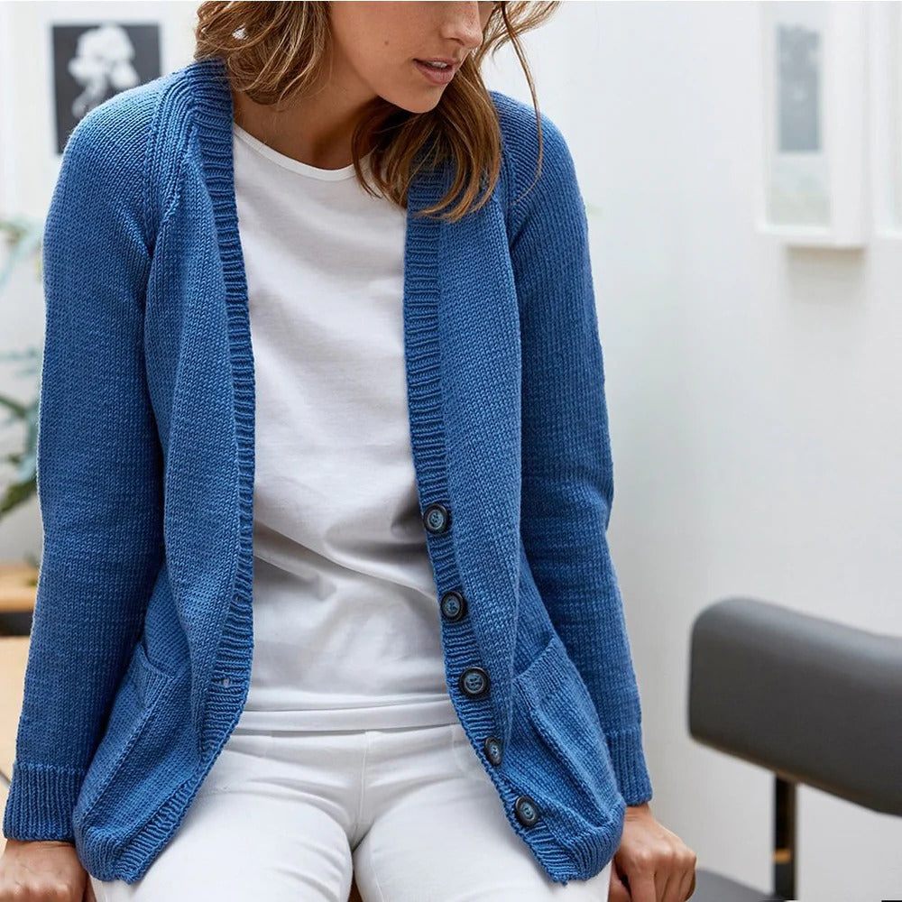Alexa Cardigan knitting kit – view 2