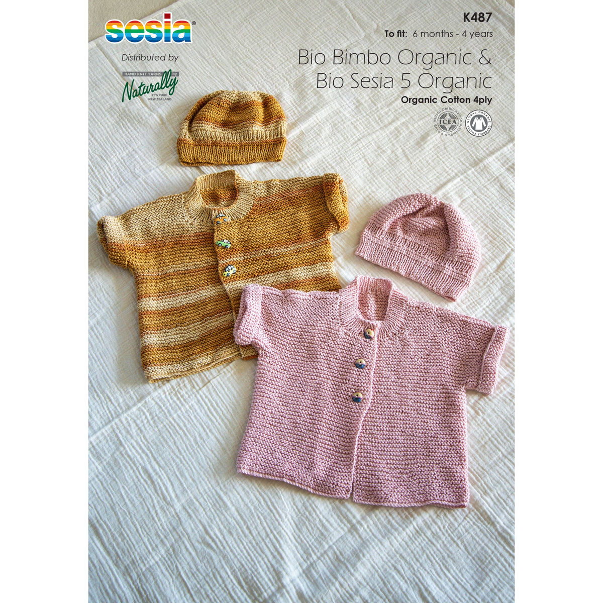 K487 Child's Vest & Hat – the pattern leaflet