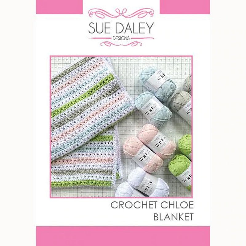 Sue Daley Designs Chloe Crochet Blanket Pattern by Sue Daley Designs