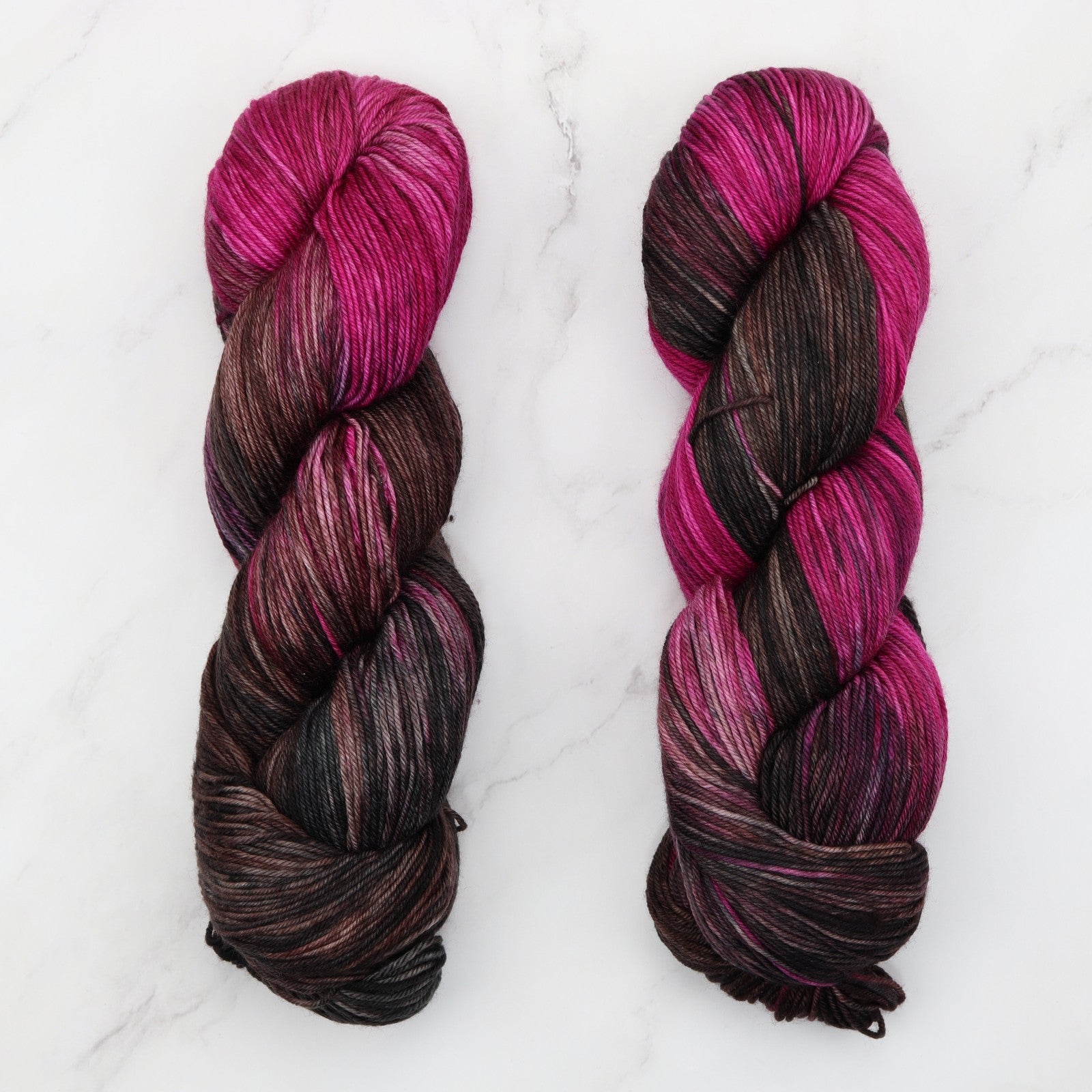 Prestige Yarns Fiori Sock in colourway Purple Halloween – 4ply weight merino, nylon yarn