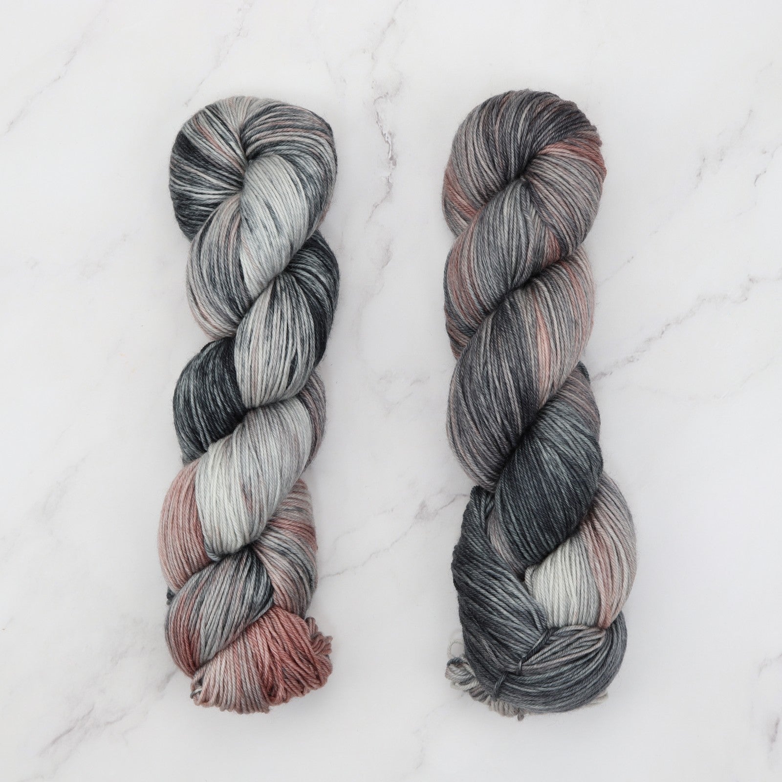 Prestige Yarns Fiori Sock in colourway Snow Gum – 4ply weight merino, nylon yarn
