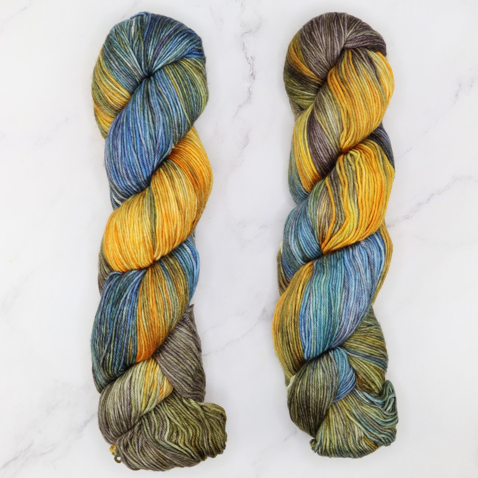 Prestige Yarns Fiori Sock in colourway Winter Sunrise – 4ply weight merino, nylon yarn