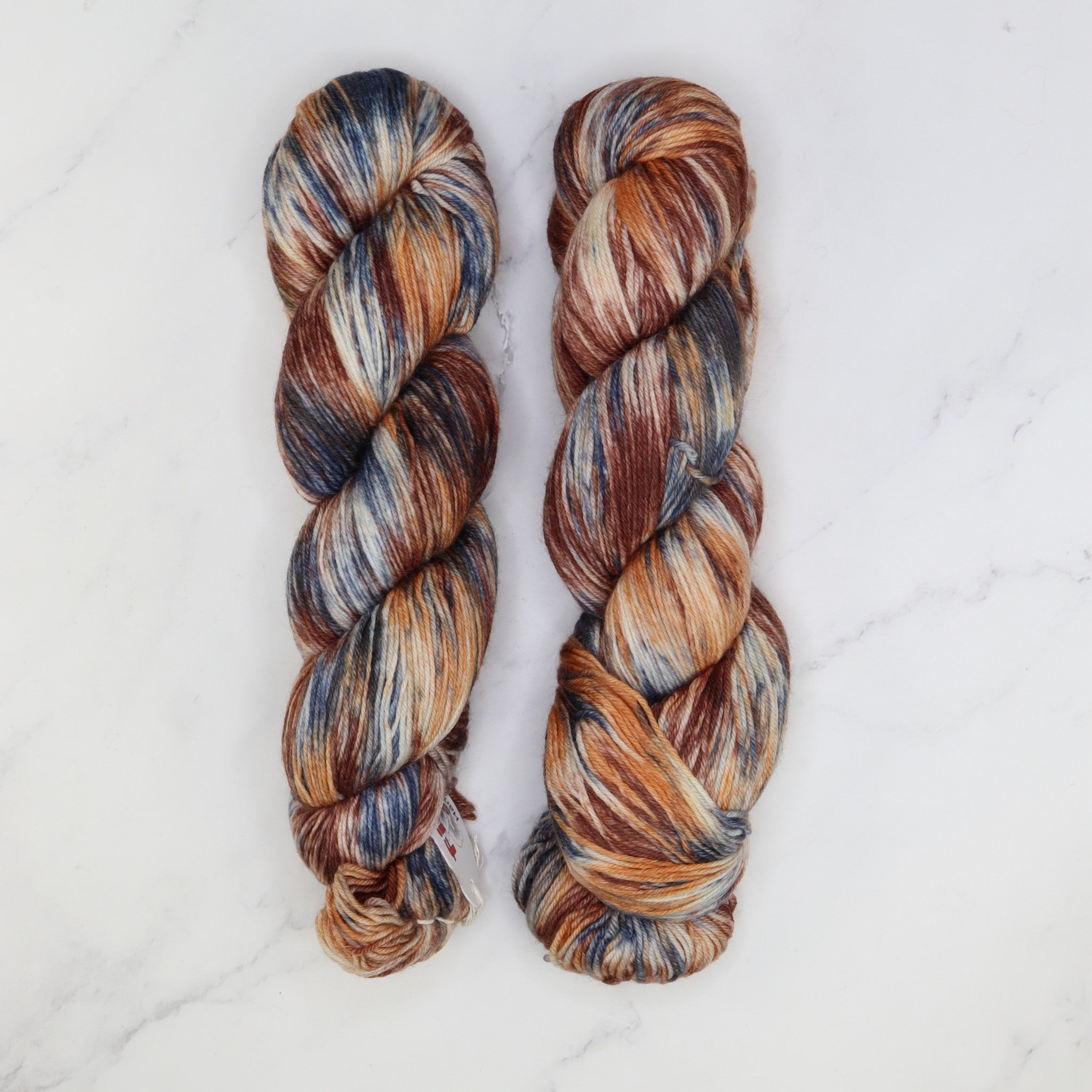 Prestige Yarns Fiori Sock in colourway Tortoise Shell – 4ply weight merino, nylon yarn