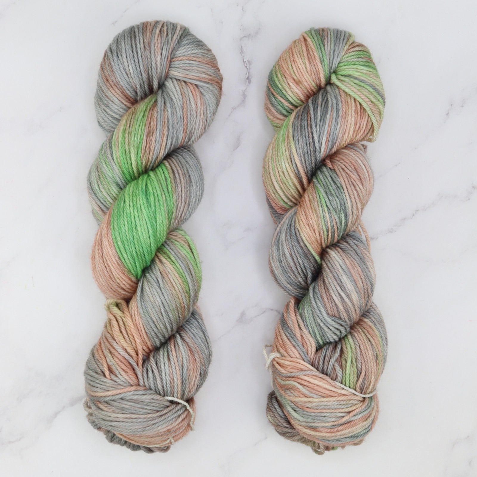 Fiori DK IV in colourway Jasmin Splash – 8ply weight merino yarn