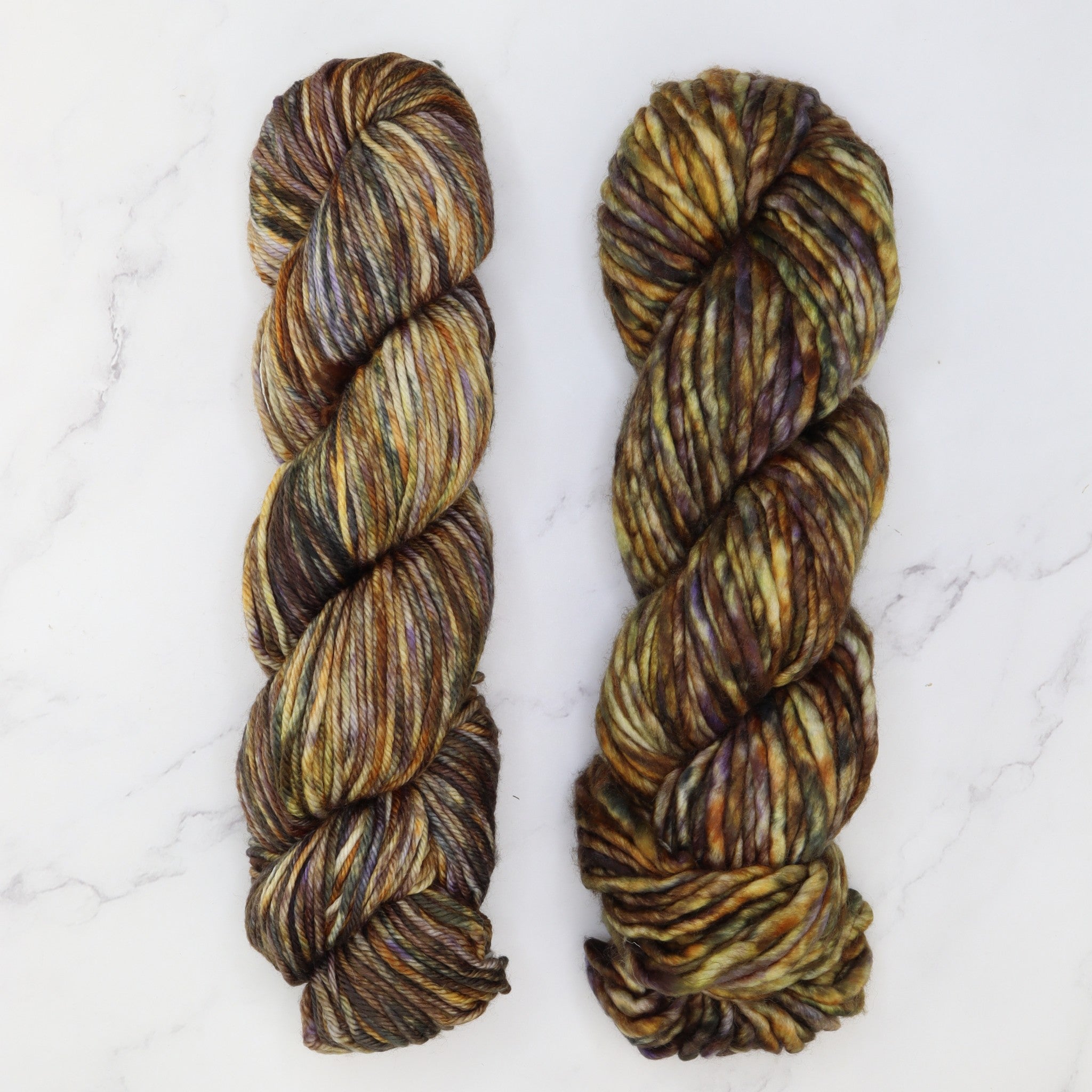 Tundra Scarf kit, colourway Lightning Ridge