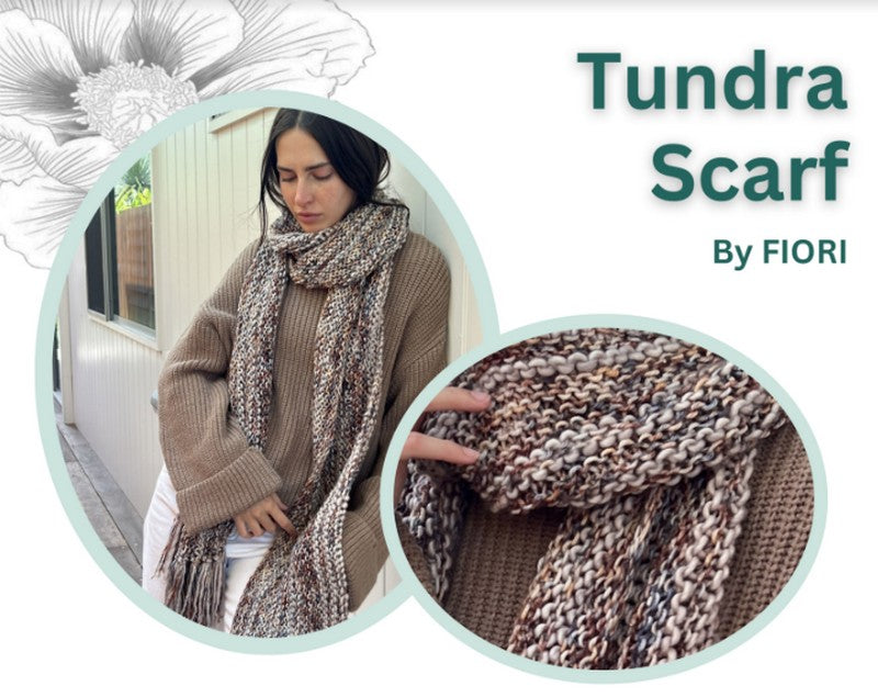 Tundra Scarf knitting kit – view 2