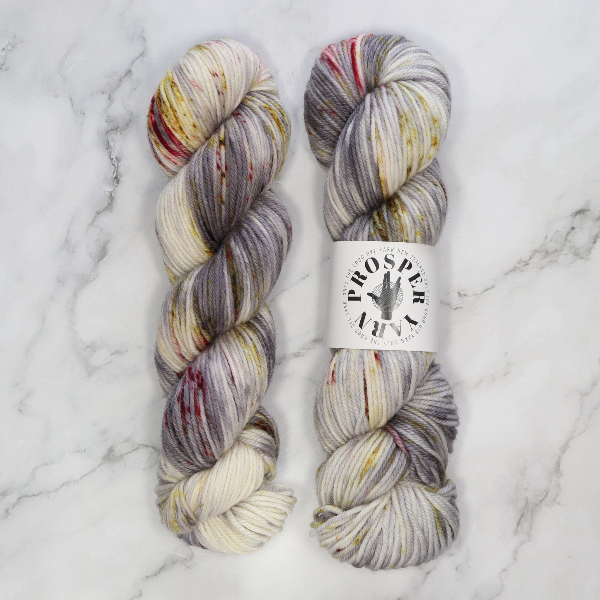 Prosper Yarns Prosper DK in colourway Ask Questions Later – 8ply weight merino yarn
