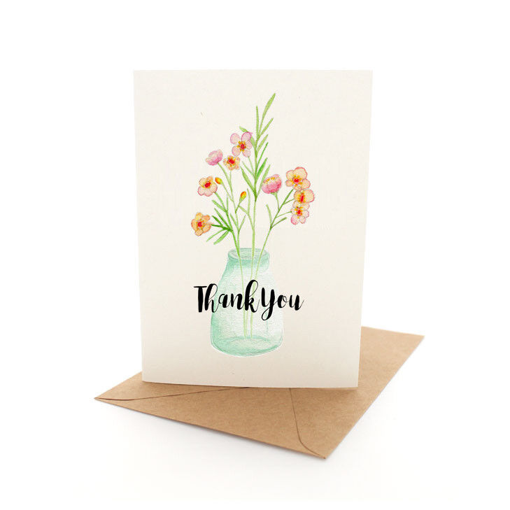 Pleasant Tree Greeting Cards – Geraldton Wax Thanks