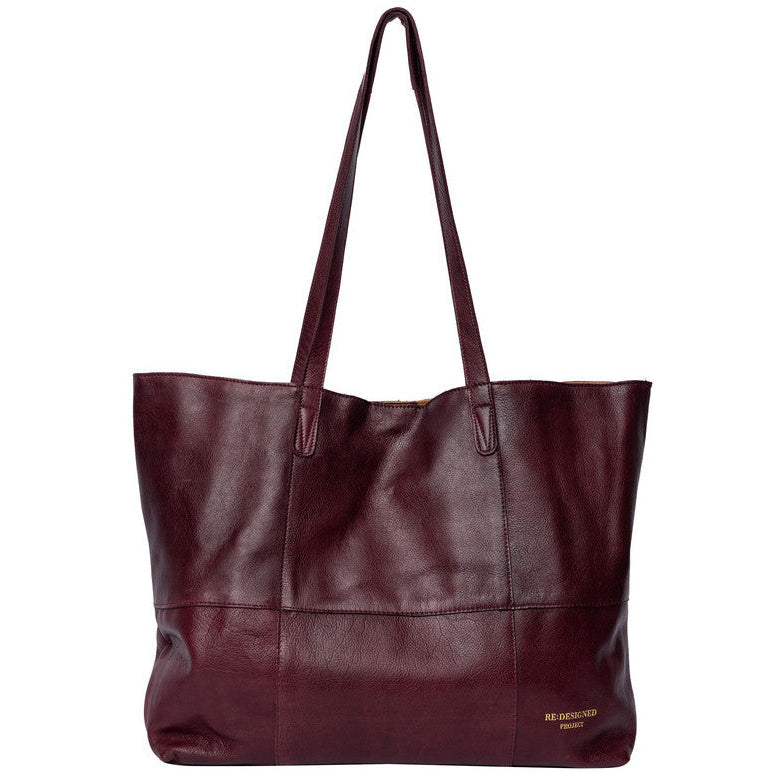 Re:Designed Project 19 Soft Leather Shopper Bag – Dark Cherry