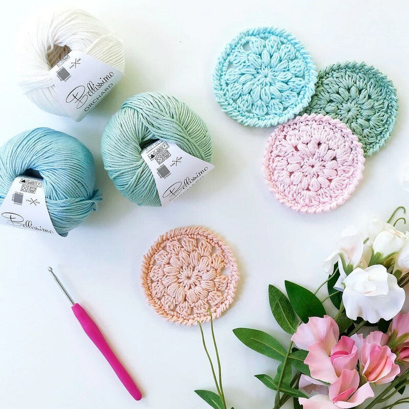 Sue Daley Designs Crochet Face Scrubbies crochet kit
