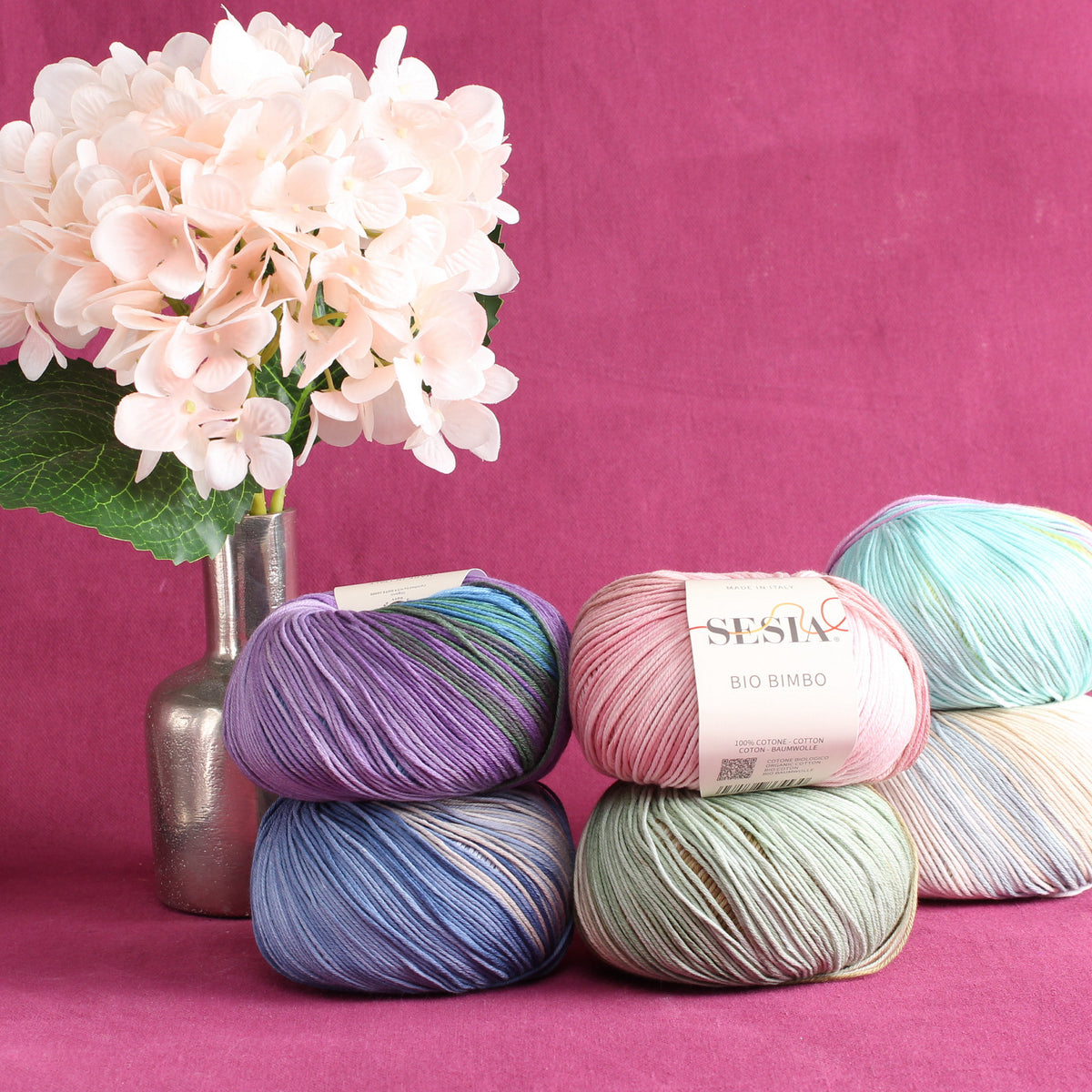 Sesia Bio Bimbo – 4ply weight cotton yarn