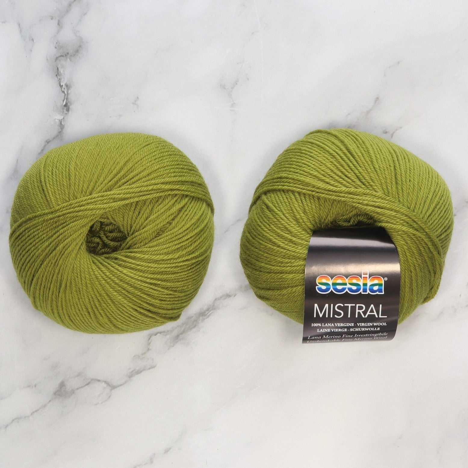 Sesia Mistral in colourway Pickle – 4ply weight wool yarn