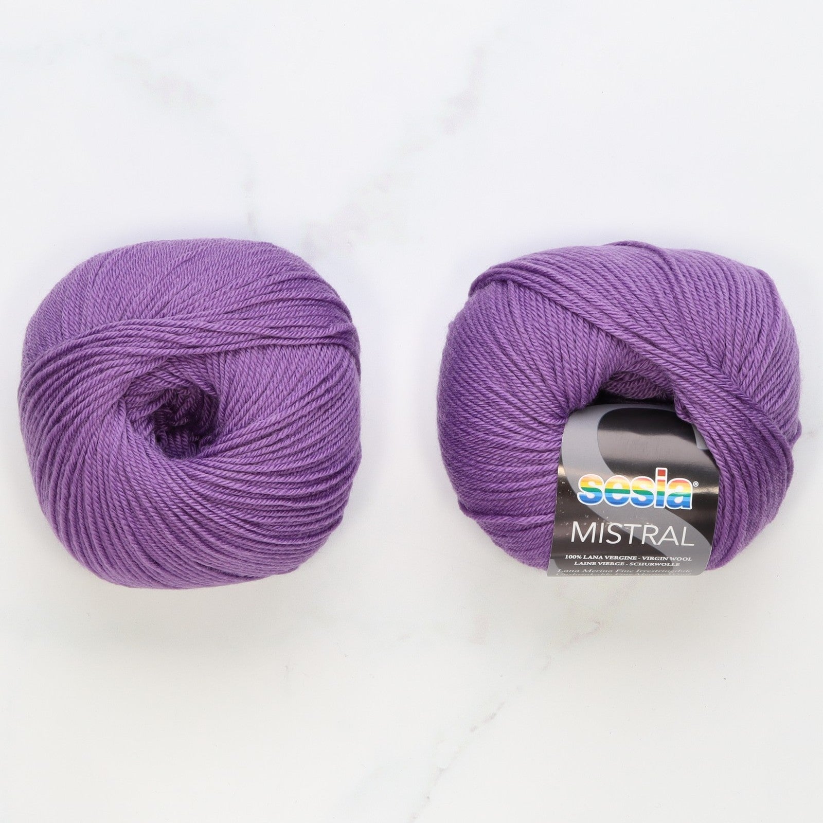 Sesia Mistral in colourway Iris – 4ply weight wool yarn
