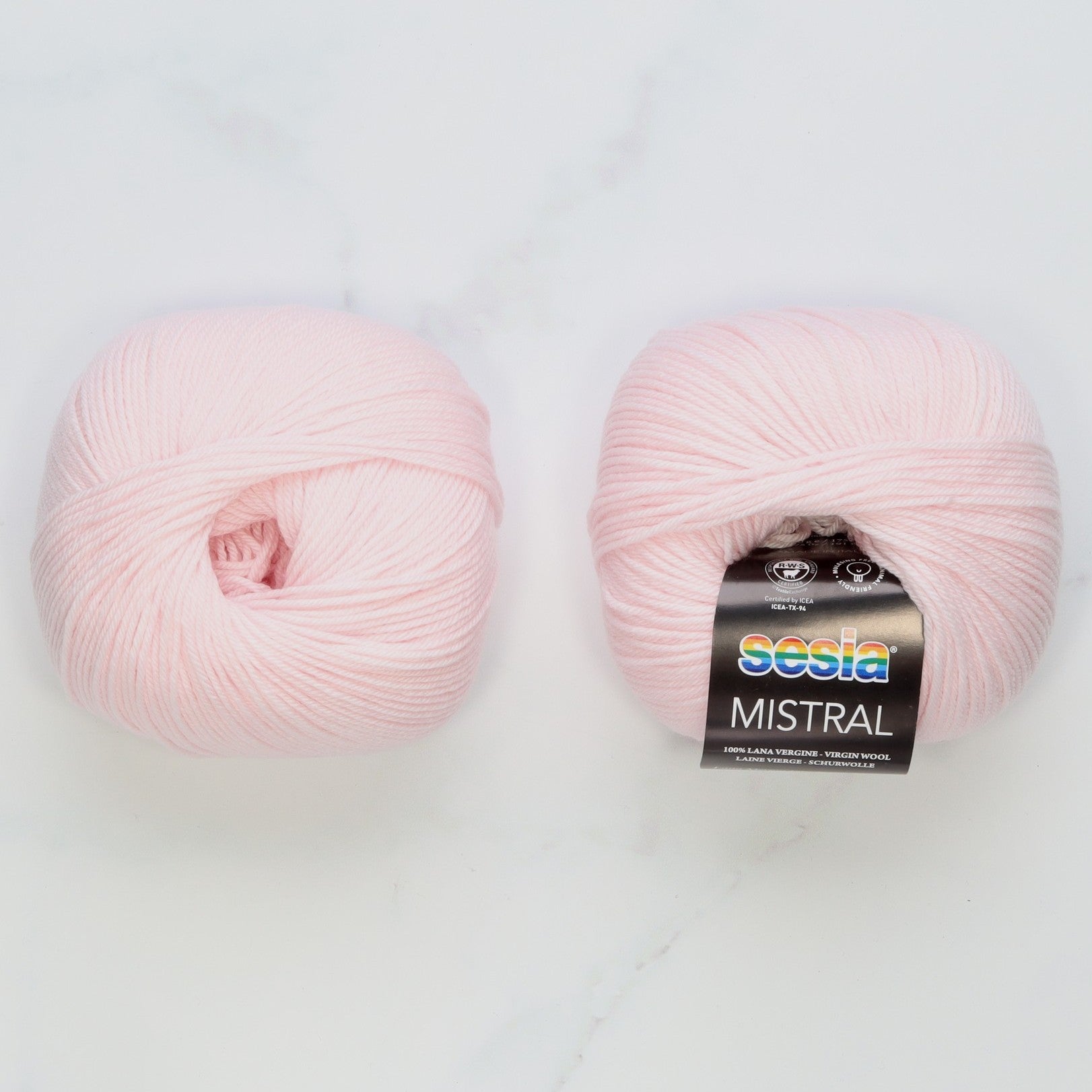 Sesia Mistral in colourway Petal – 4ply weight wool yarn