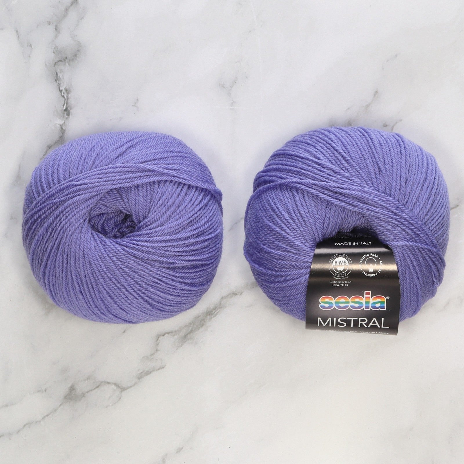 Sesia Mistral in colourway Periwinkle – 4ply weight wool yarn