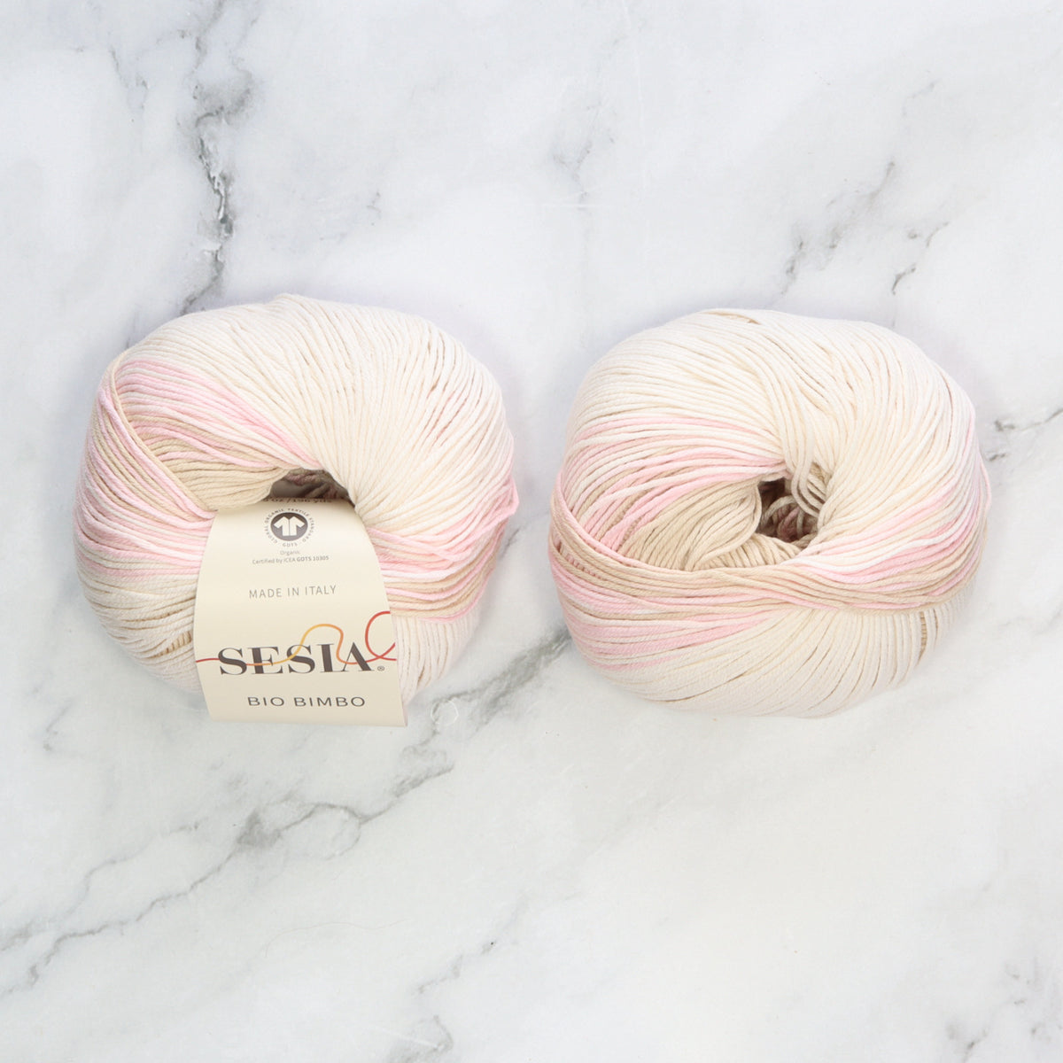 Baby Romper and Hat Kit in Bio Bimbo in 2410 Peaches & Cream