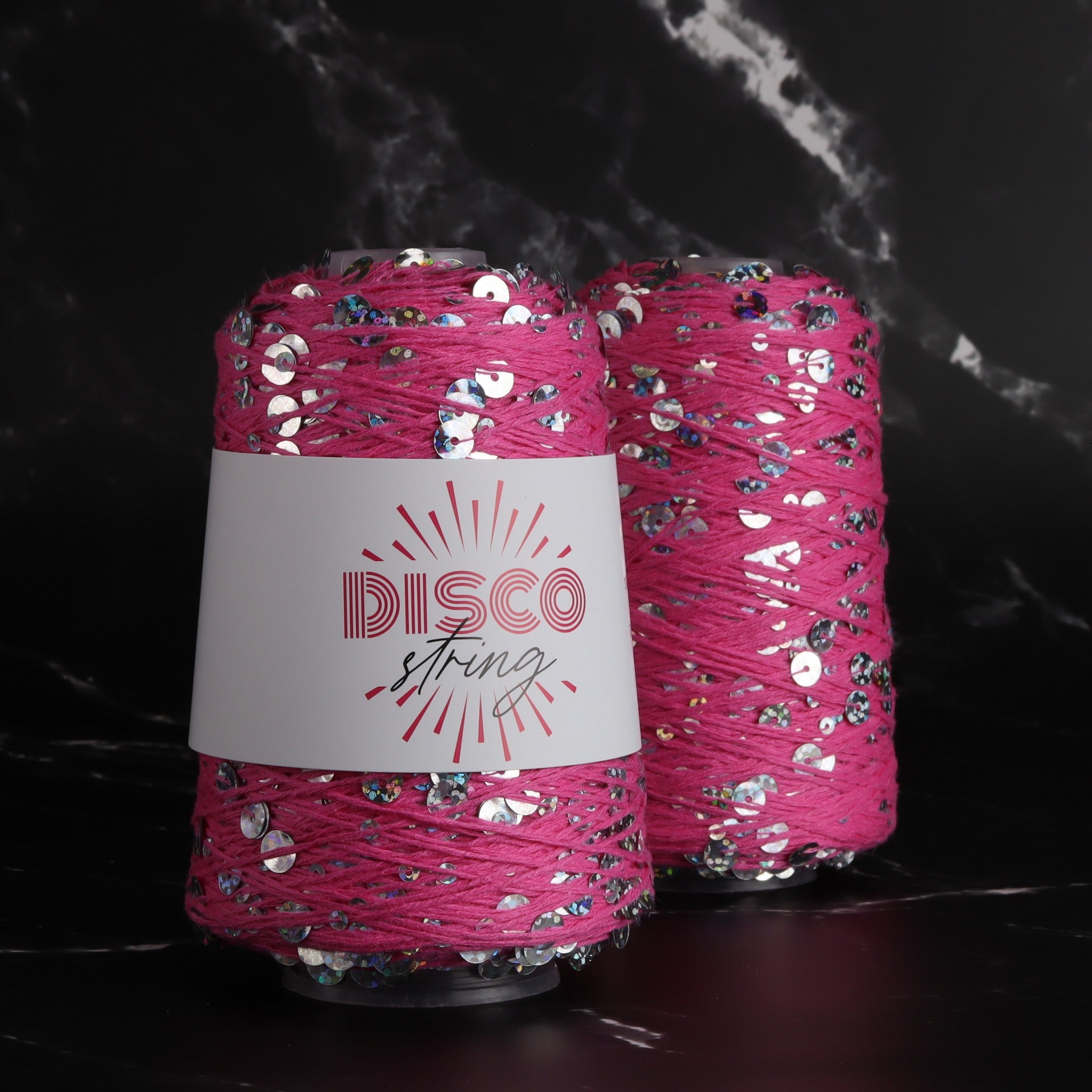 Stitch Lane Yarns Disco String in colourway Funky Town Fuchsia – 5ply weight cotton yarn