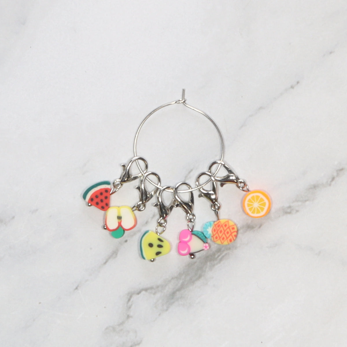 Skein Sisters Enamel Stitch Markers - Various Styles – Fruit Salad