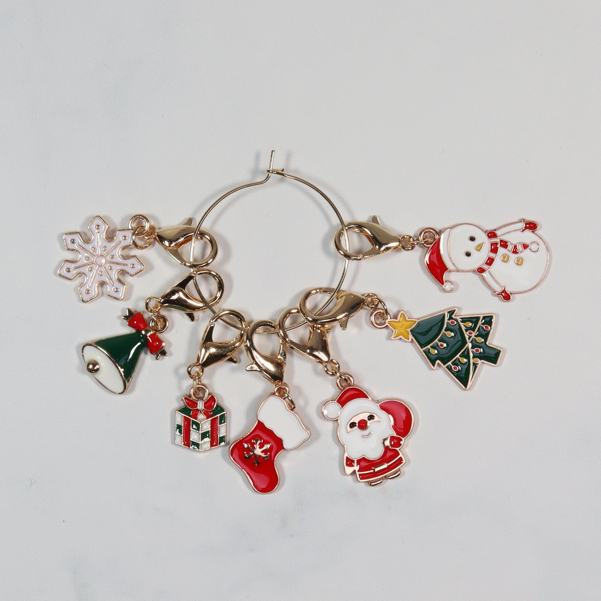 Skein Sisters Enamel Stitch Markers - Various Styles – Merry Christmas!