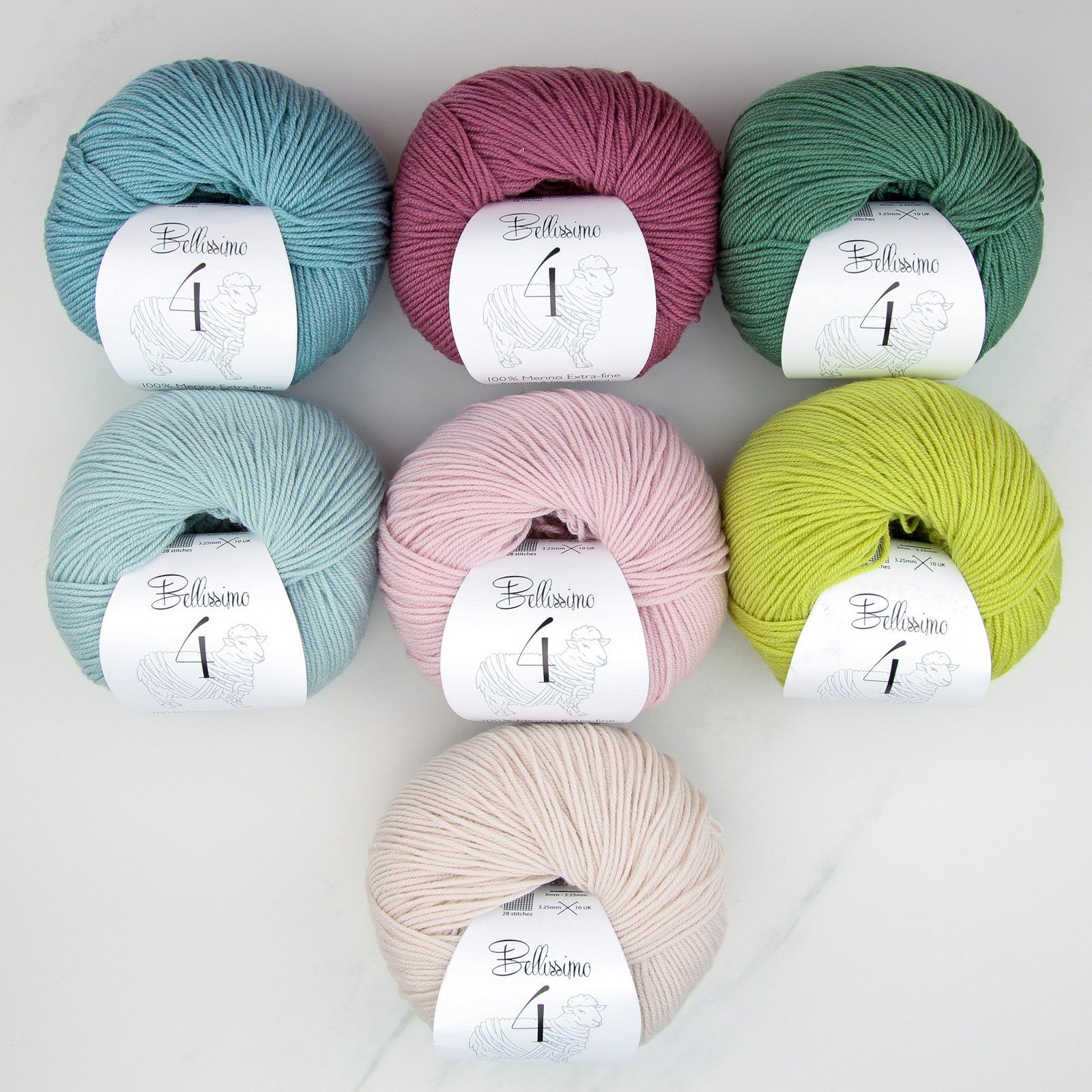 Helix Cowl kit in Bellissimo 4, colourway Bellissimo 03 Champagne