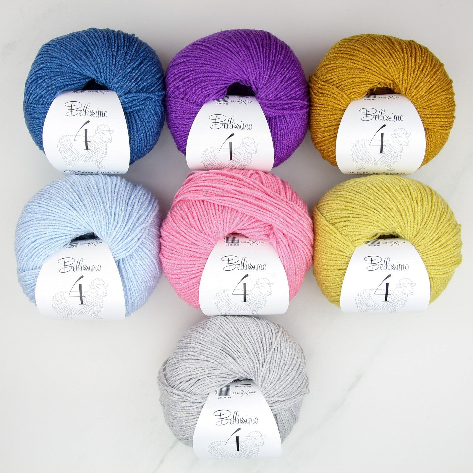 Helix Cowl kit in Bellissimo 4, colourway Bellissimo 04 Silver