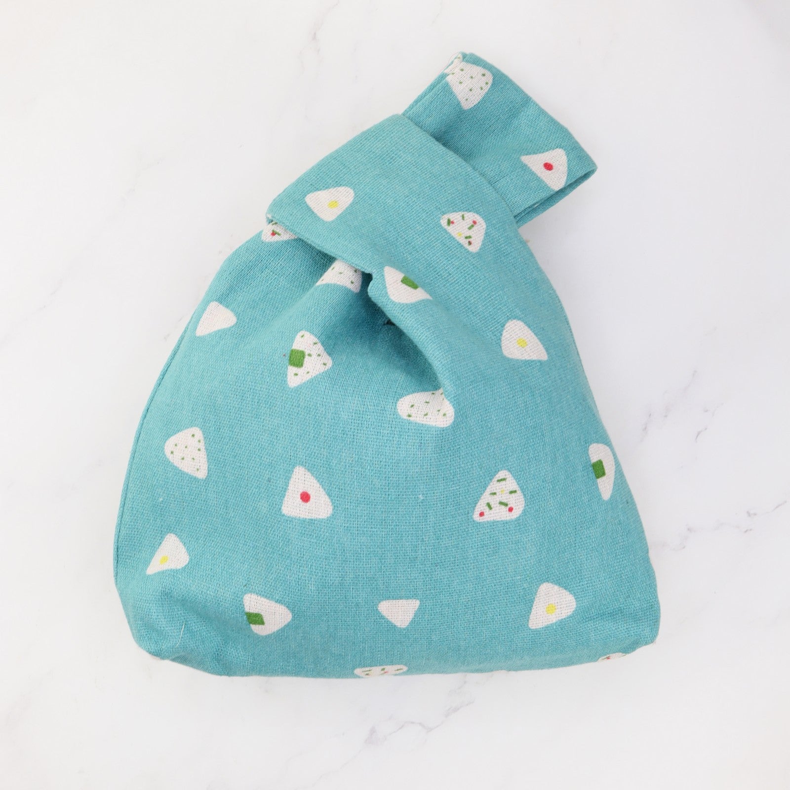 Skein Sisters Knot Project Bag – Teal Triangles