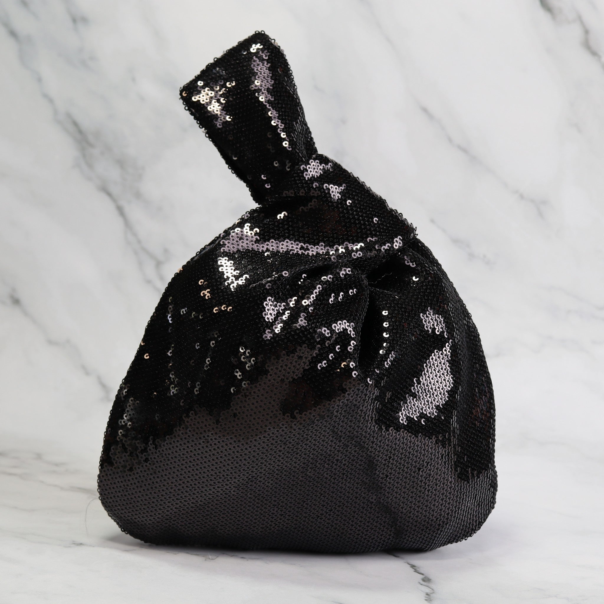 Skein Sisters Knot Project Bag Sequinned – Black