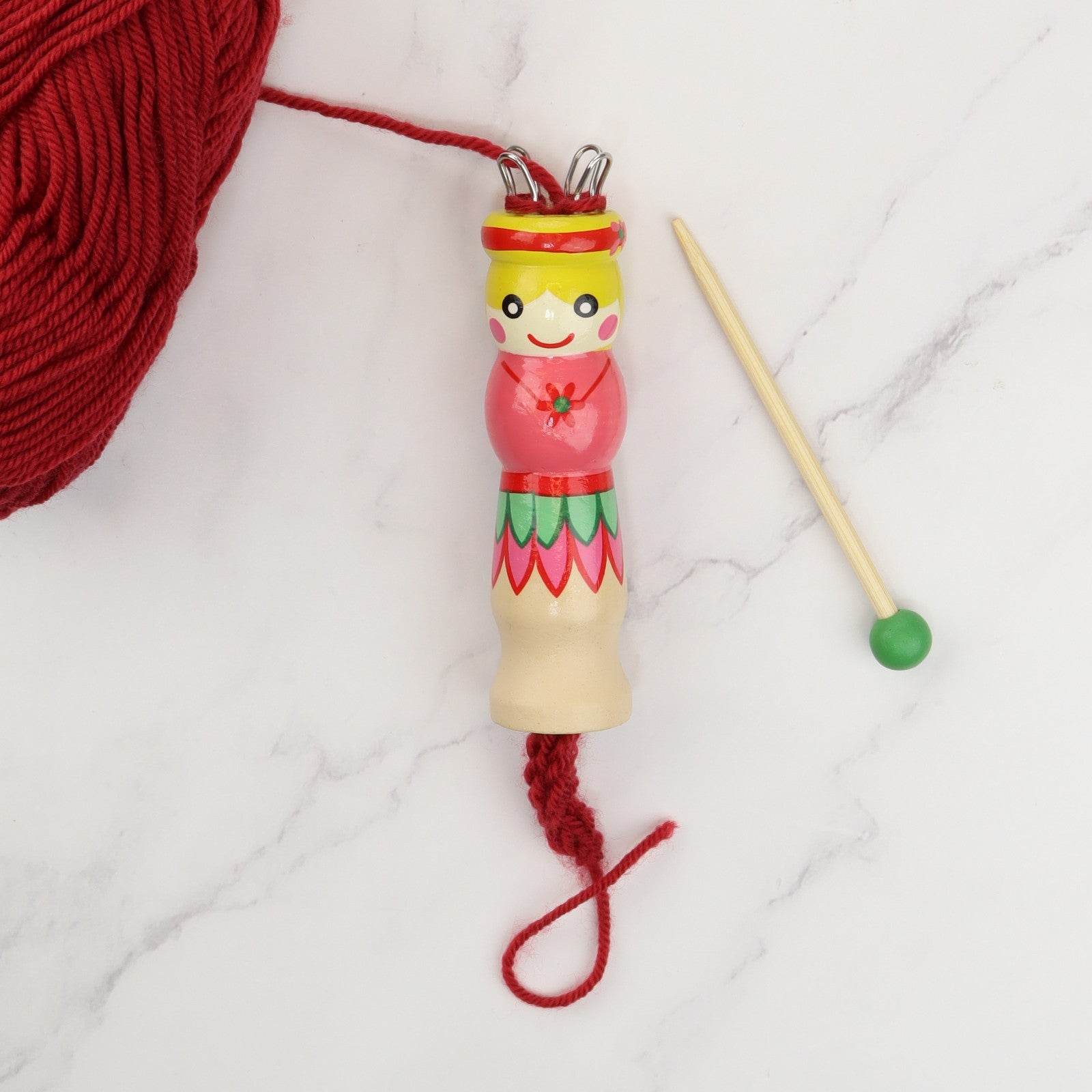 Skein Sisters Knitting Dolly – view 2